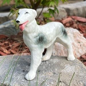 Vintage Russian Wolfhound Figurine Japan